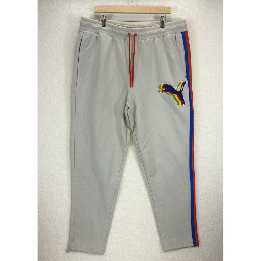 Puma x Fashion Geek Sweatpants 2XL Rainbow All‎ Star RARE Mens Casual